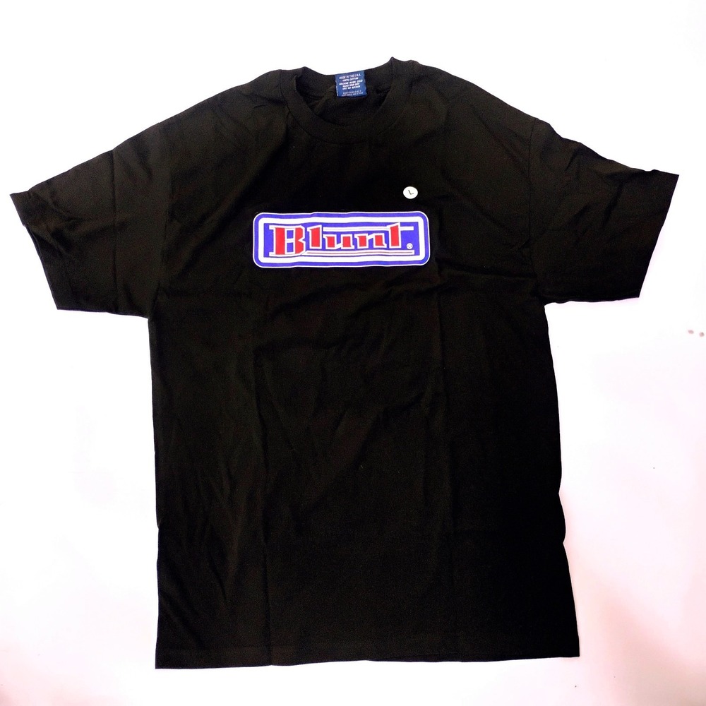 Blunt Clothing Black Tshirt Size L Vintage 1990's  Streetwear Skateboarding Logo